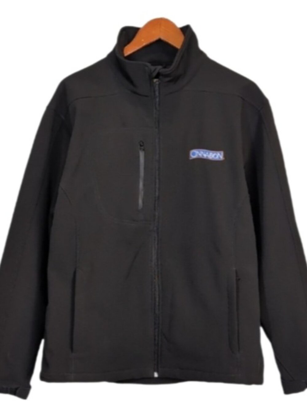 💠CX2 Cinnabon Performance Wear Mens Jacket Large Black Fleece Water Repellent